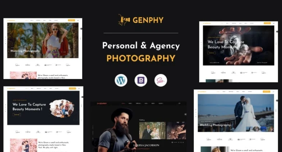 Genphy – Photography WordPress Theme
