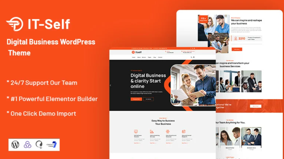 Itself – Digital Business WordPress Theme