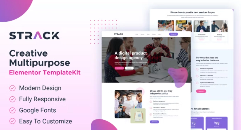 STRACK Multipurpose Business | Elementor Template