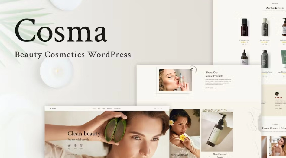 Cosma – Beauty Cosmetics WordPress Theme