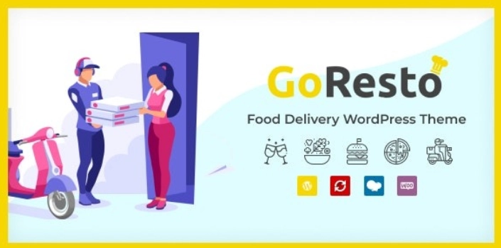 GoResto – Restaurant Food Delivery WordPress Theme