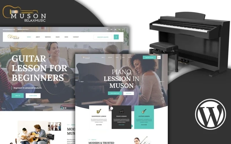 Muson – Music Classes WordPress Theme