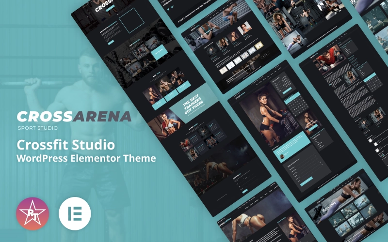 Cross Arena – Crossfit Studio WordPress Elementor Theme WordPress Theme
