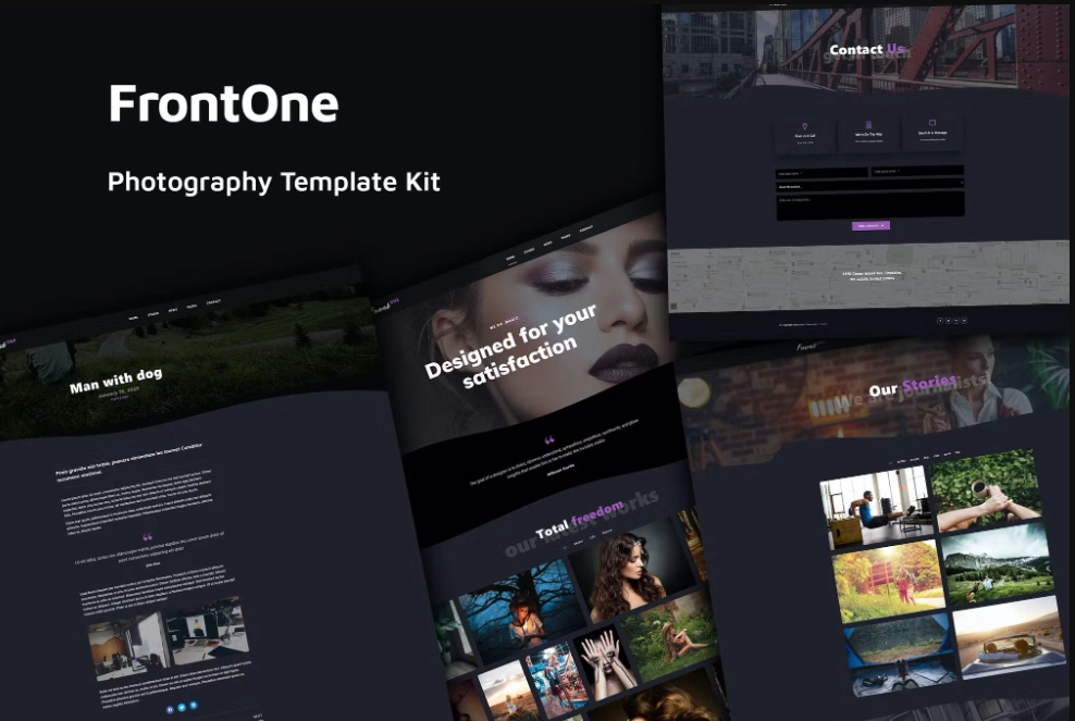 FrontOne – Creative Photography Template