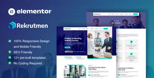 Rekrutmen Human Resource Elementor Template Kit