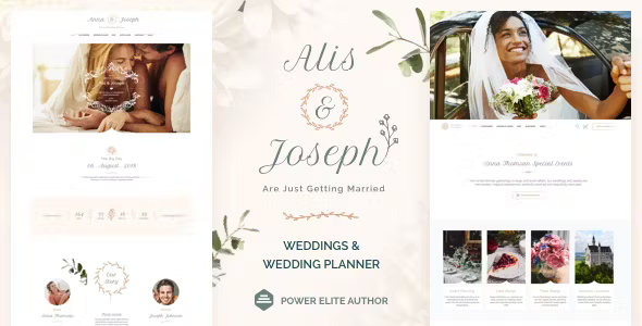 Alis Wedding Planner WordPress Theme