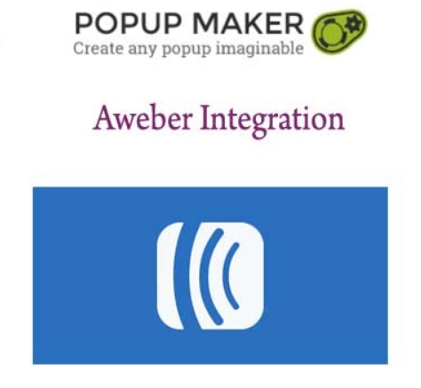 Popup Maker – Aweber Integration