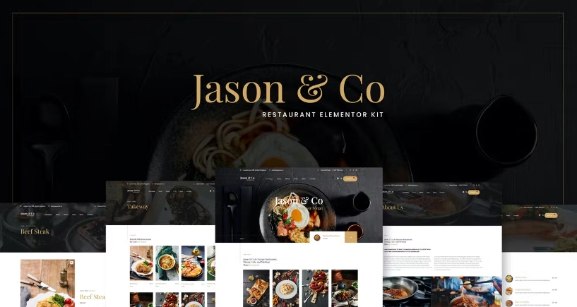 Jason & Co – Restaurant & Cafe Elementor Template