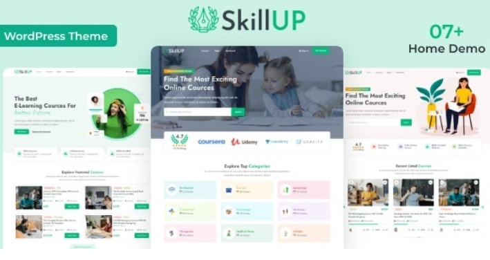SkillUp – Online Education WordPress Theme