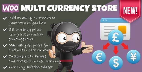 Woocommerce Multi Currency Store Pro