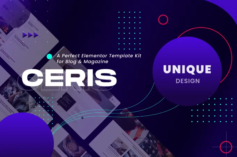 Ceris – Blog & Magazine Elementor Template