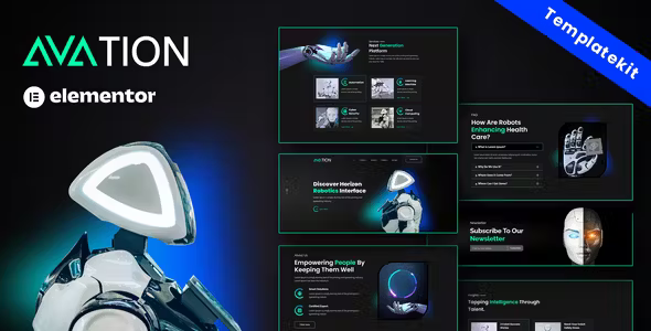 Avation AI Elementor Template Kit