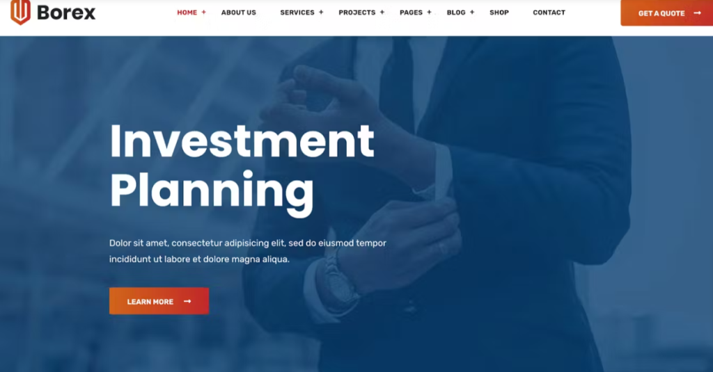 Borex – Business And Finance WordPress Theme