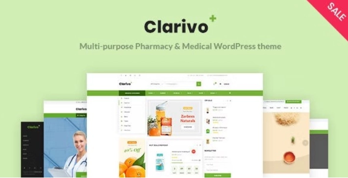 Clarivo – Pharmacy and Medical WordPress theme