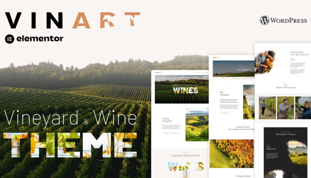 Vinart – Wine WordPress Theme