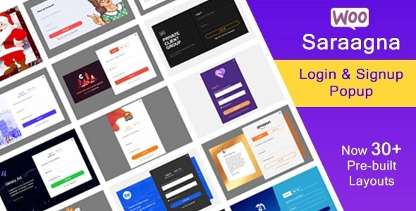 Saragna | WooCommerce Login – Registration Popup Plugin