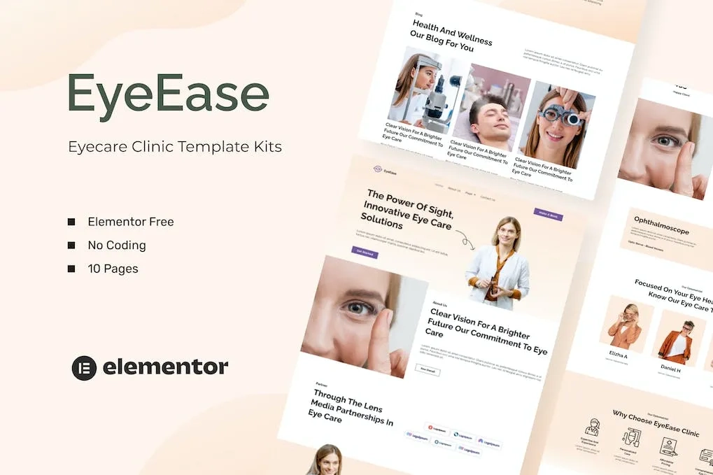 EyeEase – Eyecare Clinic Template