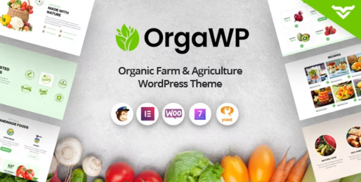 OrgaWP – Organic Farm & Agriculture WordPress Theme