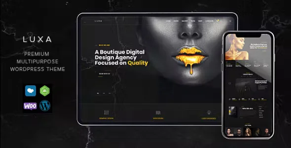 Luxa Luxury Black MultiPurpose Theme