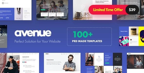 Avenue – Creative Multi-Purpose WordPress Theme