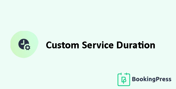 BookingPress Custom Service Duration Addon