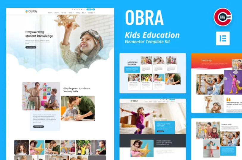 Obra – Kids Education & School Template