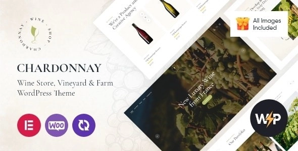 Chardonnay – Wine Store & Vineyard WordPress Theme