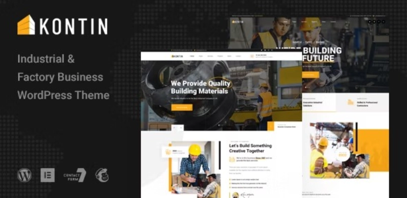 Kontin – Industrial & Factory WordPress Theme