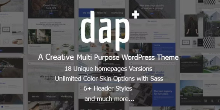 Dap – Creative MultiPurpose WordPress Theme