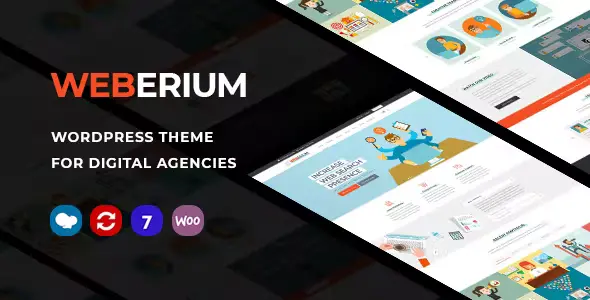 Weberium Theme Tailored for Digital Agencies
