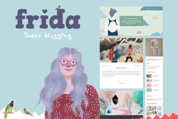 Frida – A Sweet & Classic Blog Theme
