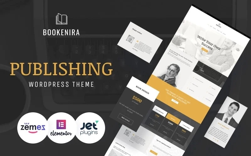 Bookenira – Publishing Company WordPress Theme