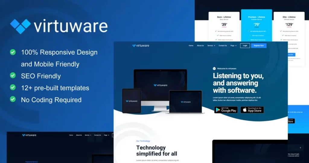 Virtuware – Saas & Digital Company Elementor