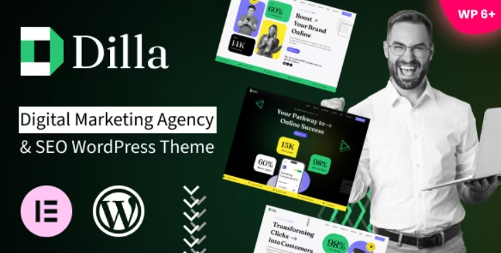 Dilla – Digital Marketing Agency & SEO WordPress Theme