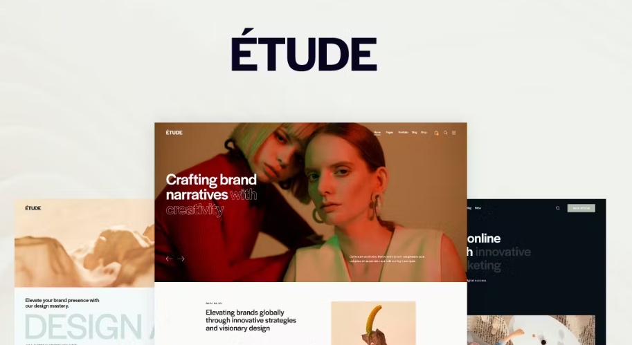 Etude — Creative Agency & Portfolio WordPress Theme