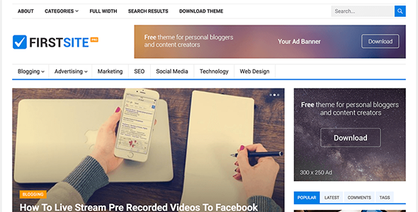 FirstSite Pro Theme