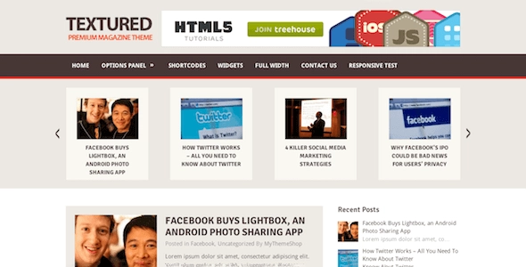 Textured – Multipurpose WordPress Blog Theme