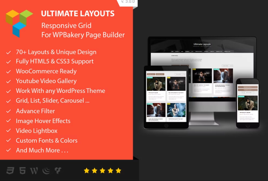 Ultimate Layouts – Responsive Grid – Addon For WPBakery Page Builder