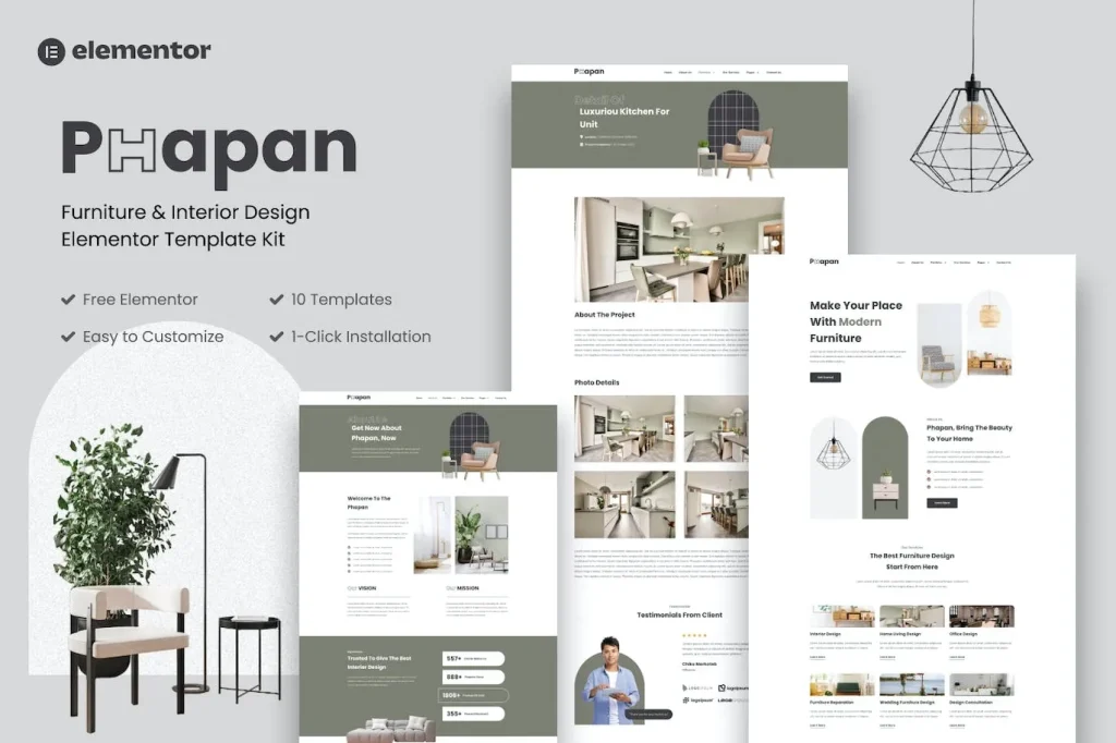 Phapan – Furniture and Interior Design Template