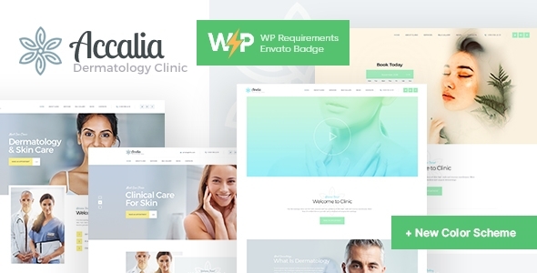 Accalia | Dermatology Clinic & Cosmetology WordPress Theme + Elementor