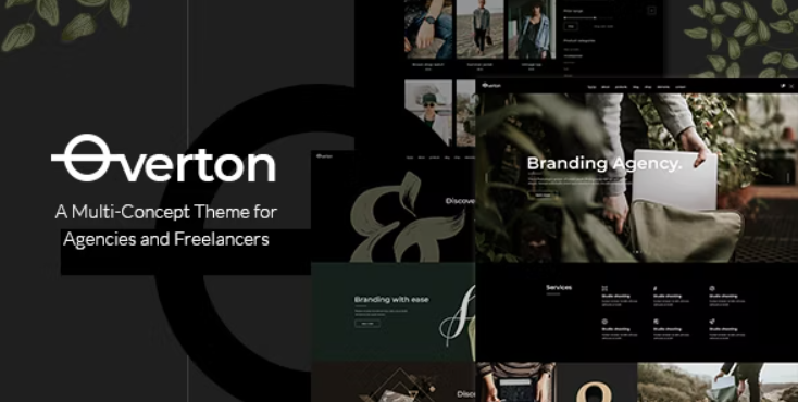 Overton – Creative Theme for Agencies and Freelancers