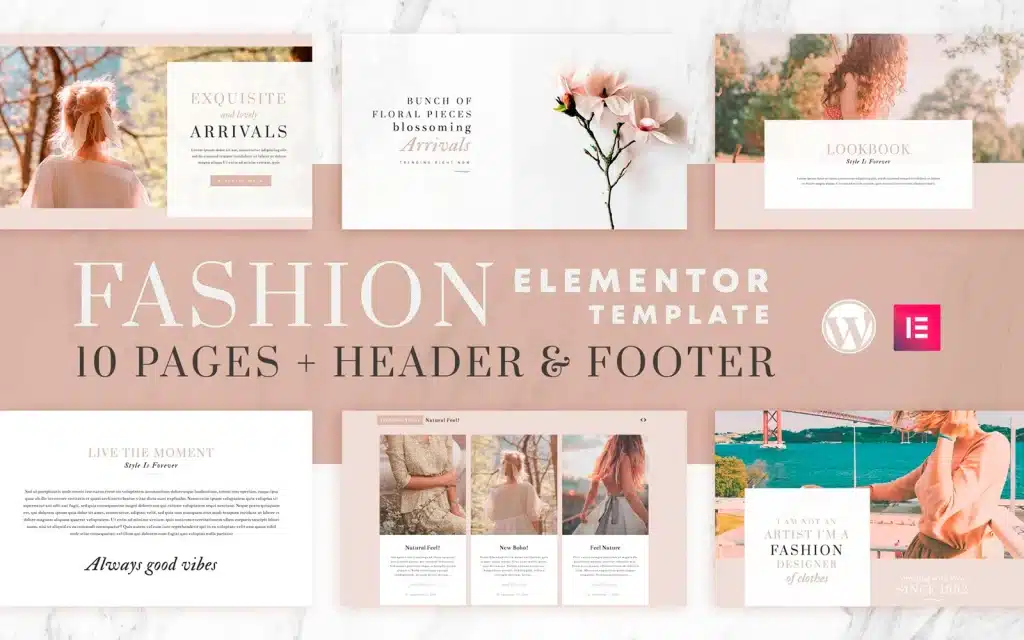 Fashion Instincts – Elementor Template Kit – WooCommerce Compatible – 10 Pages + Header & Footer Elementor Kit