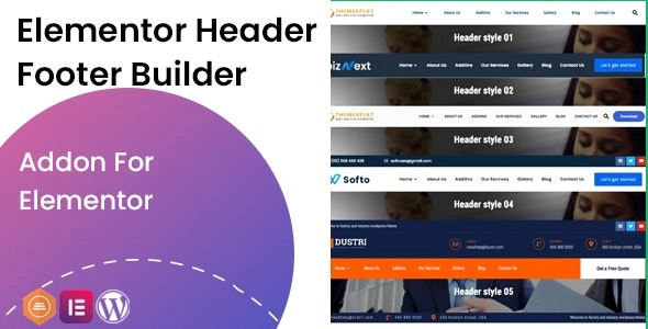 TF Header Footer Addon For Elementor