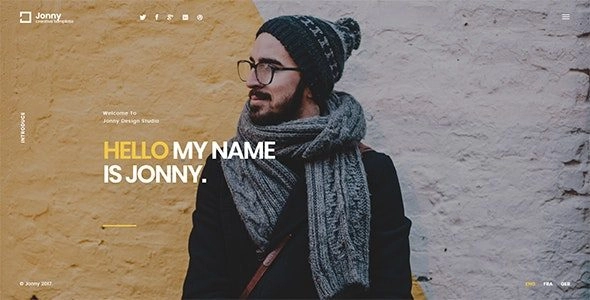 Jonny – Personal WordPress Theme