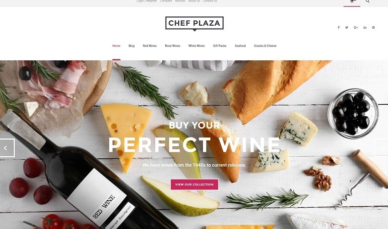 Chef Plaza – Food And Wine Store WooCommerce Theme