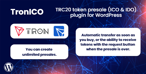 TronICO RC20 Token Presale