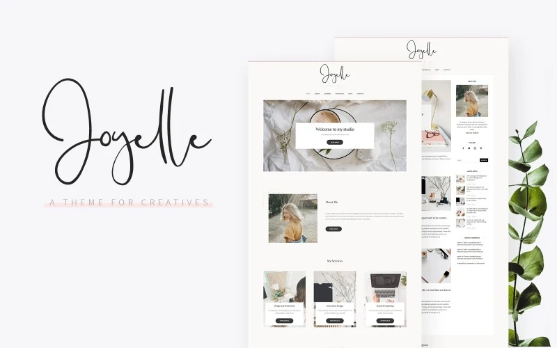 Joyelle – Creative Artist WordPress Theme