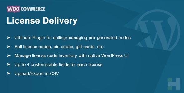 WooCommerce License Delivery
