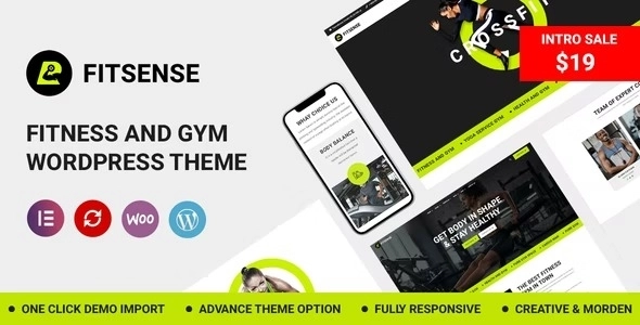 Fitsense – Gym and Fitness WordPress Theme