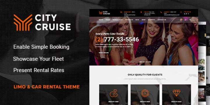 City Cruise – Limousine and Car Rental Theme